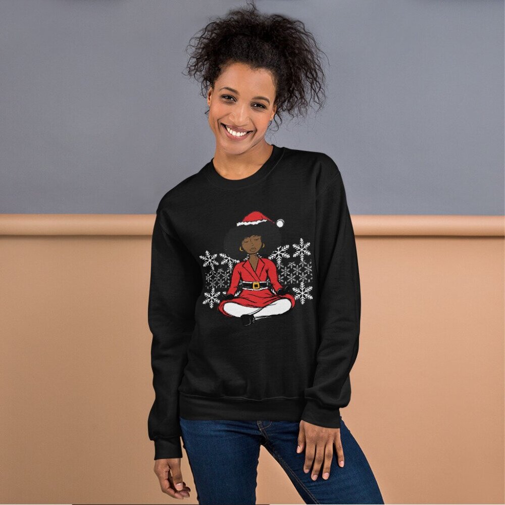 Mrs. Meditating Santa Bae Sweatshirt